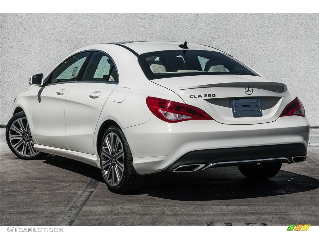 2018 CLA 250 Coupe - Cirrus White / Sahara Beige photo #3