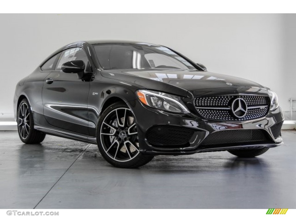 Black 2018 Mercedes-Benz C 43 AMG 4Matic Coupe Exterior Photo #123444724