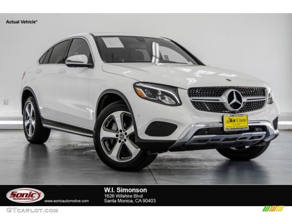 2018 GLC 300 4Matic Coupe - Polar White / Black photo #1