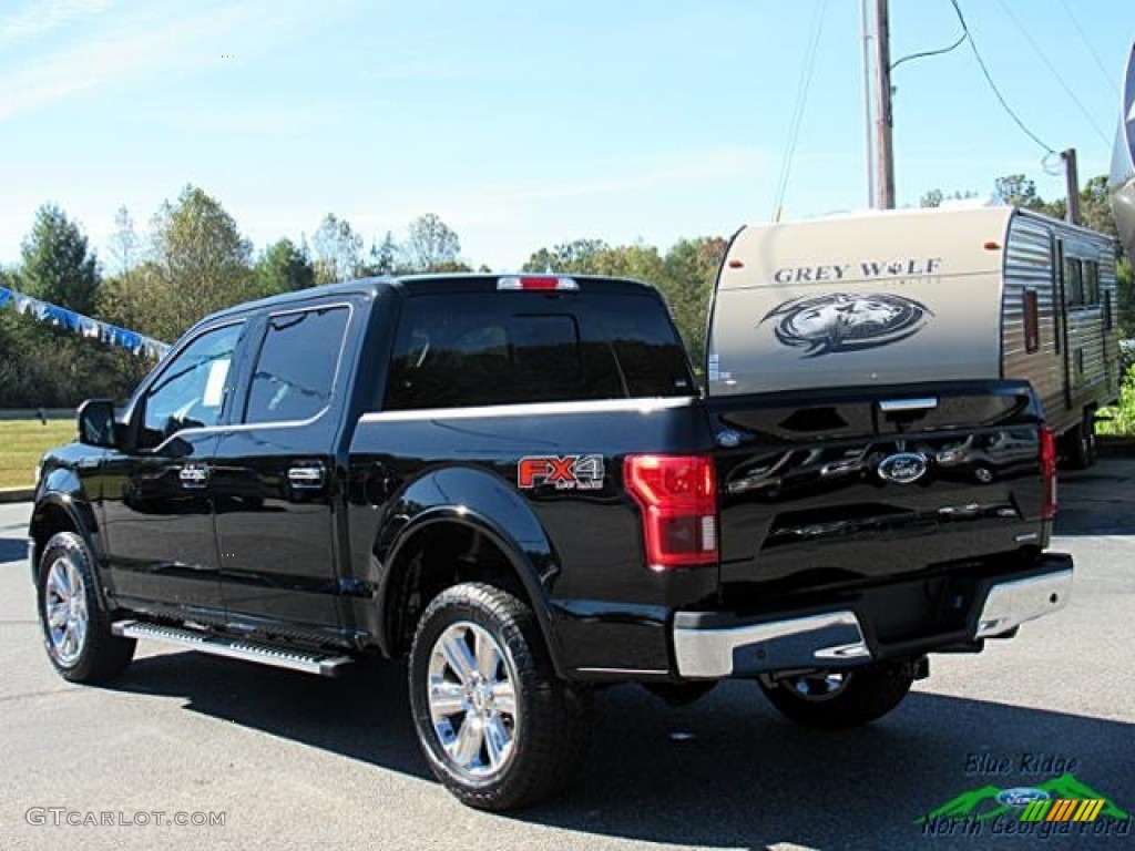 2018 F150 Lariat SuperCrew 4x4 - Shadow Black / Black photo #3