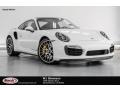 2016 White Porsche 911 Turbo S Coupe  photo #1