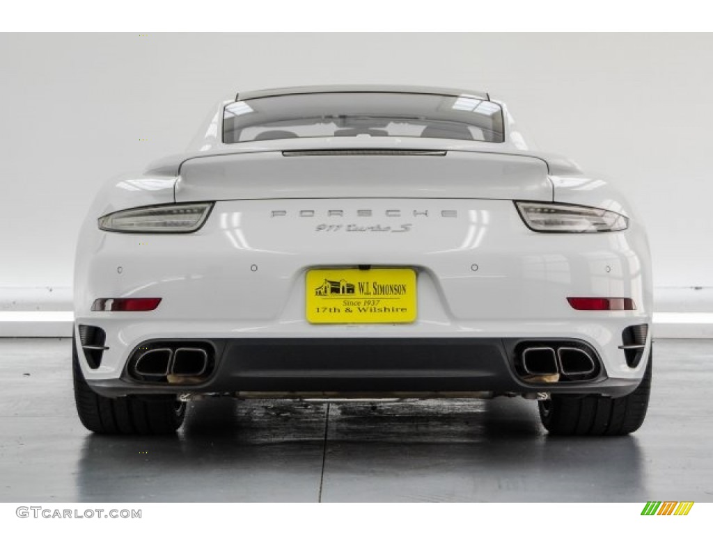 2016 911 Turbo S Coupe - White / Black photo #3