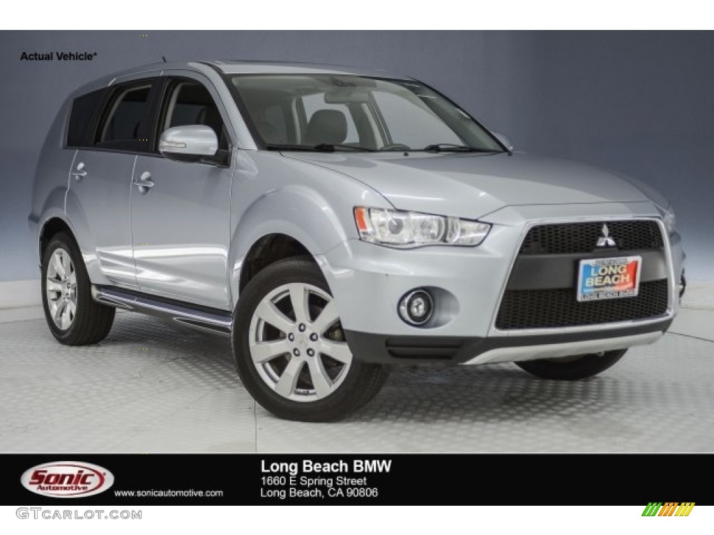 2010 Outlander GT 4WD - Cool Silver Metallic / Black photo #1