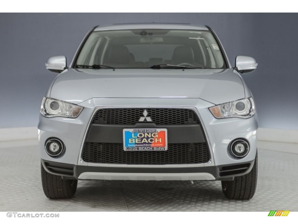 2010 Outlander GT 4WD - Cool Silver Metallic / Black photo #2