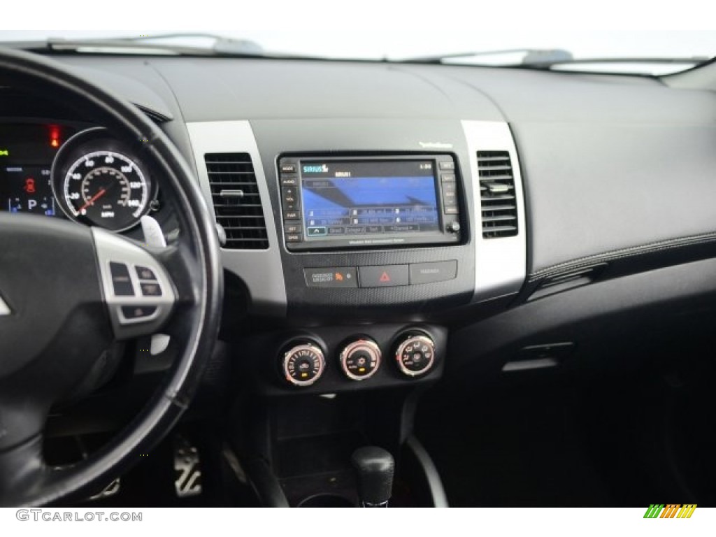 2010 Outlander GT 4WD - Cool Silver Metallic / Black photo #5