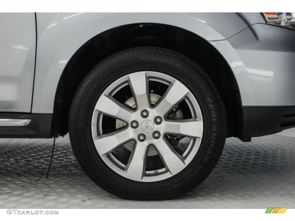 2010 Outlander GT 4WD - Cool Silver Metallic / Black photo #8