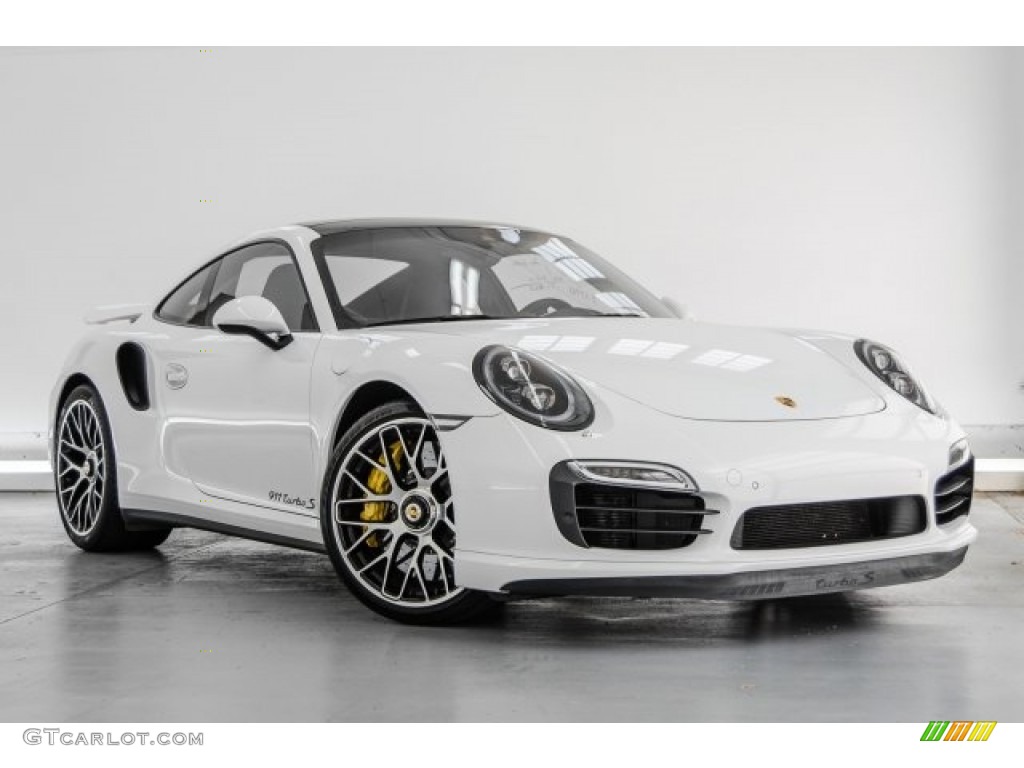 2016 911 Turbo S Coupe - White / Black photo #12