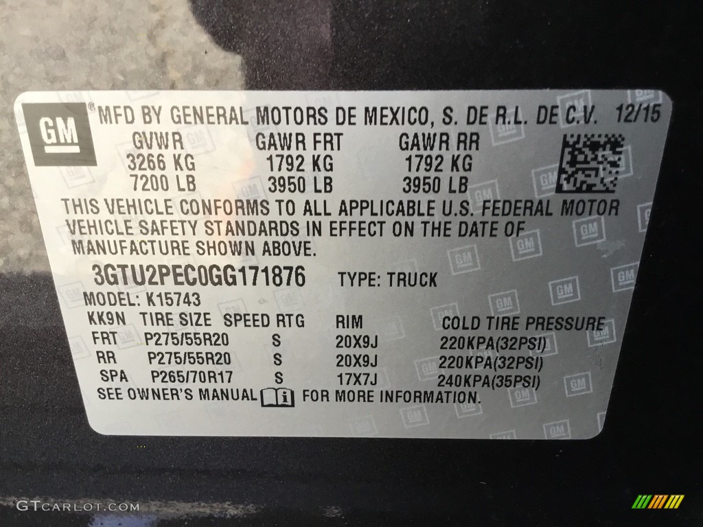 2016 Sierra 1500 Denali Crew Cab 4WD - Iridium Metallic / Jet Black photo #28