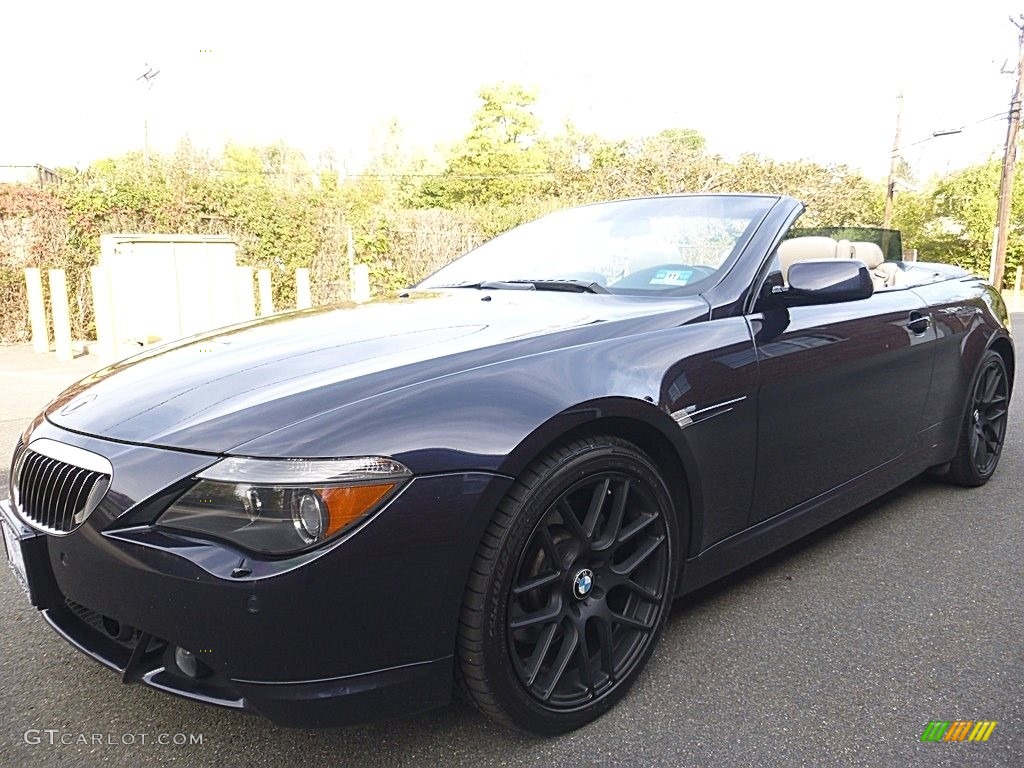 2007 6 Series 650i Convertible - Monaco Blue Metallic / Cream Beige photo #10