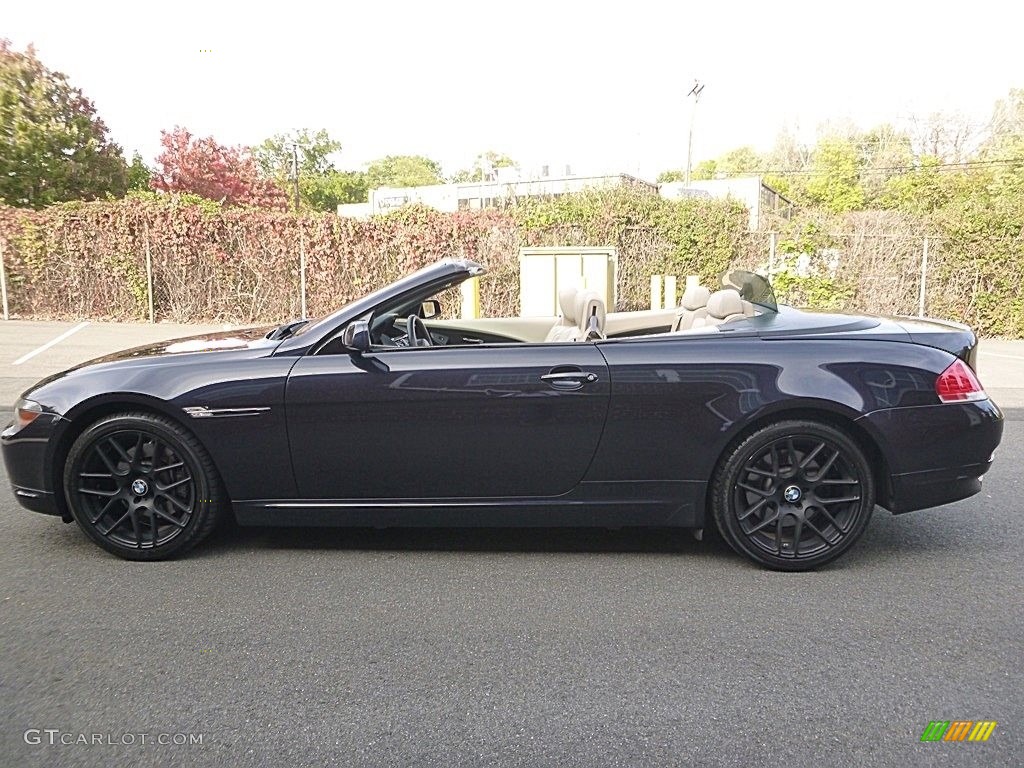 2007 6 Series 650i Convertible - Monaco Blue Metallic / Cream Beige photo #11