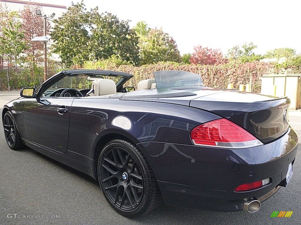 2007 6 Series 650i Convertible - Monaco Blue Metallic / Cream Beige photo #12
