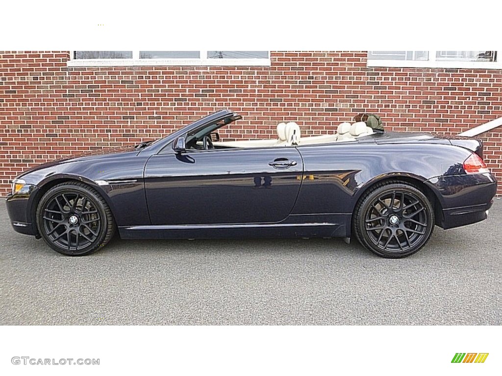 2007 6 Series 650i Convertible - Monaco Blue Metallic / Cream Beige photo #13