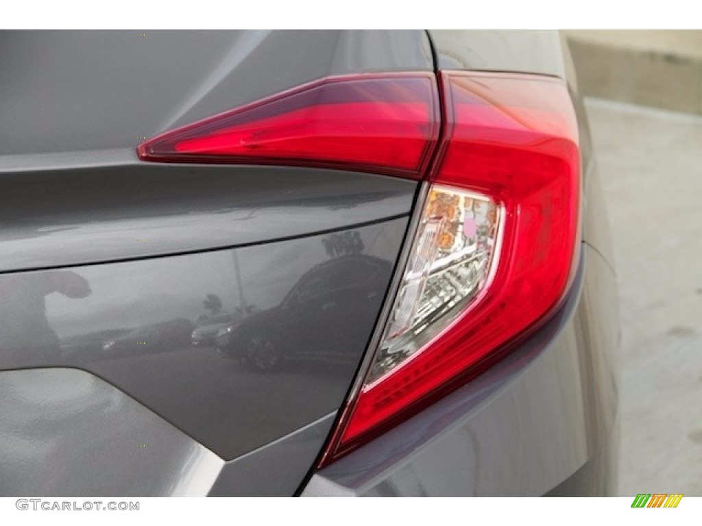 2017 Civic EX Sedan - Modern Steel Metallic / Black photo #4