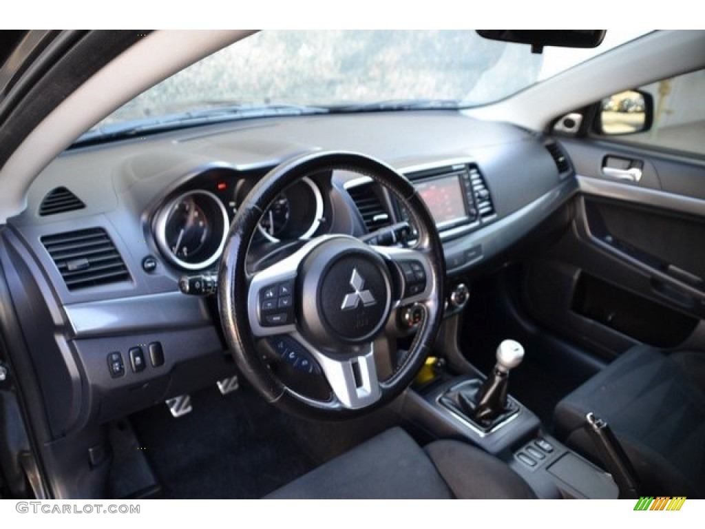 2011 Lancer Evolution GSR - Graphite Gray Pearl / Black photo #10