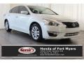 Pearl White 2014 Nissan Altima 2.5 S