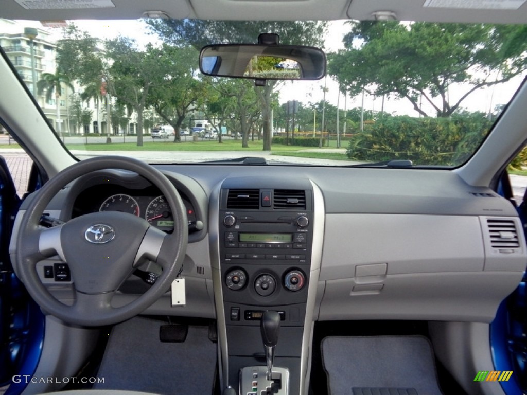 2010 Corolla LE - Blue Streak Metallic / Ash photo #2