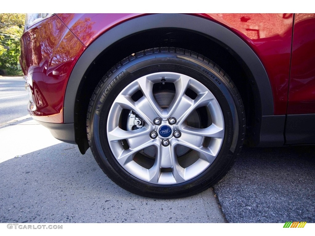 2015 Escape Titanium 4WD - Ruby Red Metallic / Charcoal Black photo #8