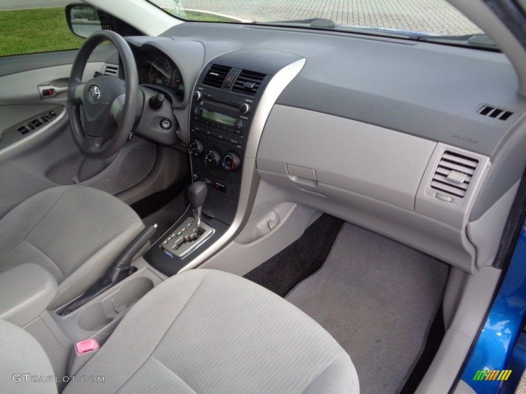 2010 Corolla LE - Blue Streak Metallic / Ash photo #8