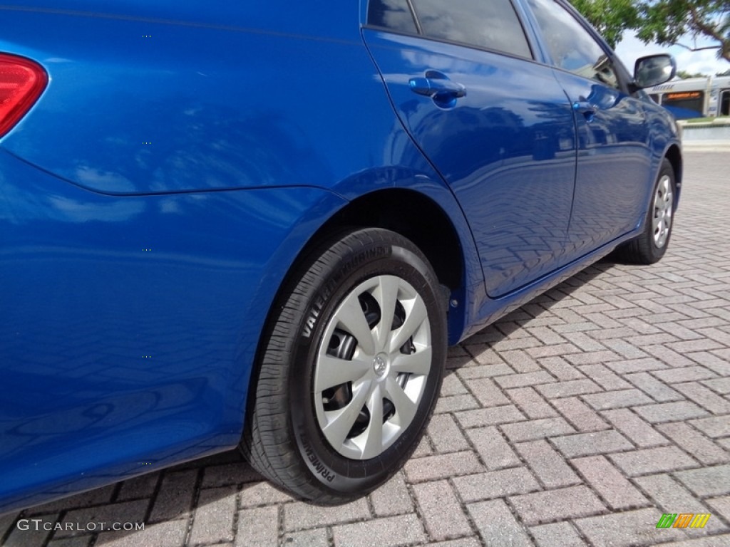 2010 Corolla LE - Blue Streak Metallic / Ash photo #23