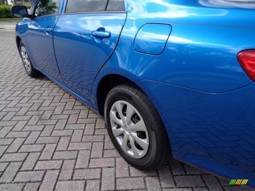 2010 Corolla LE - Blue Streak Metallic / Ash photo #43