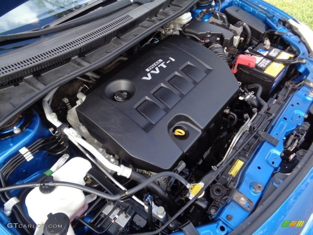 2010 Corolla LE - Blue Streak Metallic / Ash photo #71
