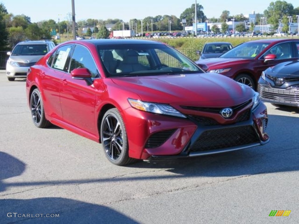 2018 Camry XSE V6 - Ruby Flare Pearl / Ash photo #1