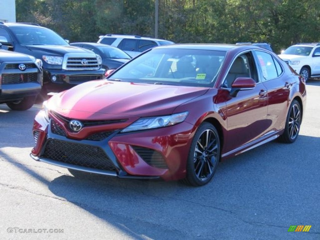 2018 Camry XSE V6 - Ruby Flare Pearl / Ash photo #3