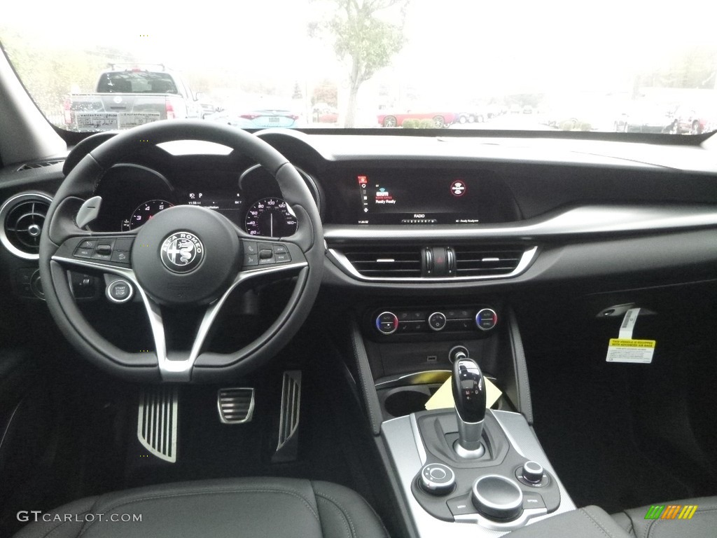 2018 Alfa Romeo Stelvio Sport AWD Black/Black Dashboard Photo #123458180