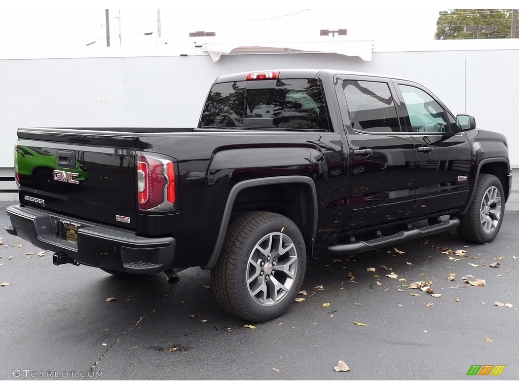 2018 Sierra 1500 SLT Crew Cab 4WD - Onyx Black / Jet Black/­Spice Red photo #2