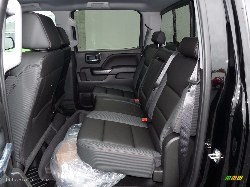 2018 Sierra 1500 SLT Crew Cab 4WD - Onyx Black / Jet Black/­Spice Red photo #7