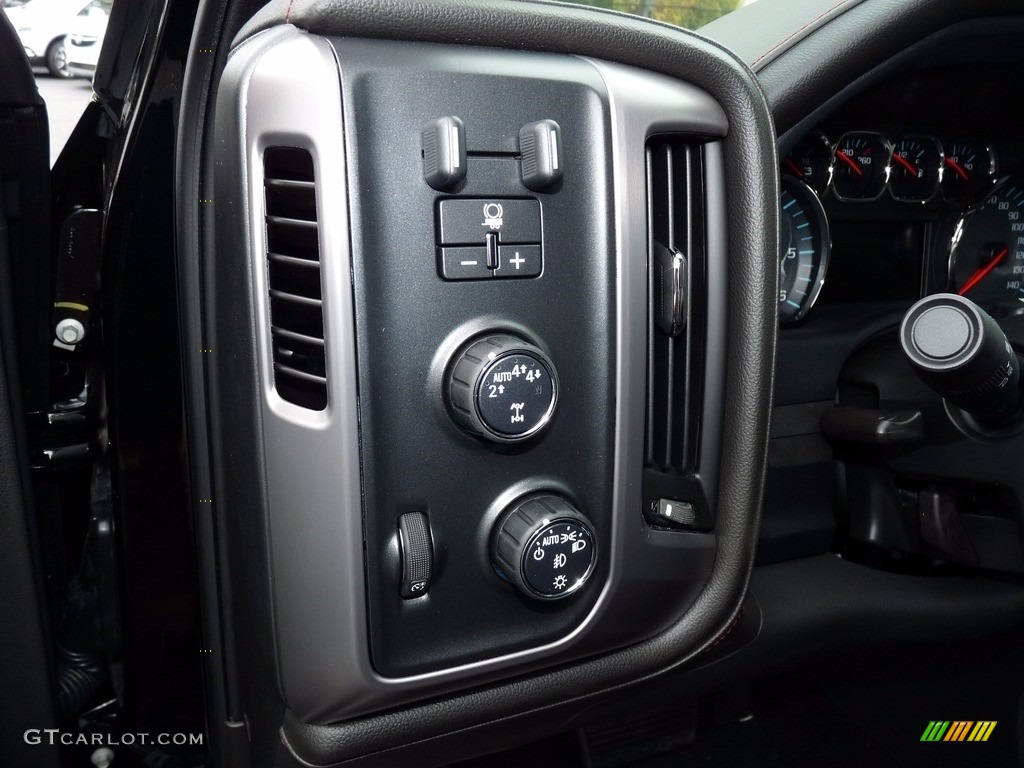 2018 Sierra 1500 SLT Crew Cab 4WD - Onyx Black / Jet Black/­Spice Red photo #8