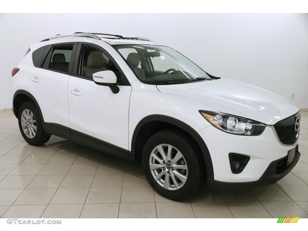 2015 CX-5 Touring - Crystal White Pearl Mica / Sand photo #1