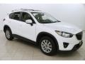 2015 Crystal White Pearl Mica Mazda CX-5 Touring  photo #1