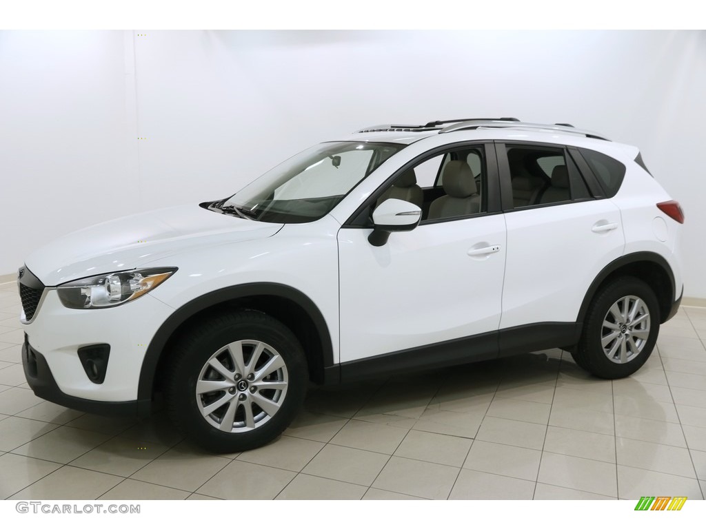 2015 CX-5 Touring - Crystal White Pearl Mica / Sand photo #3