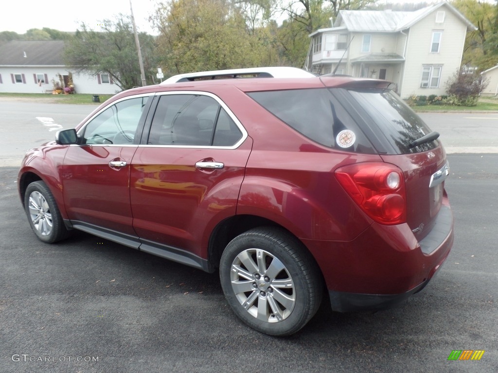 2010 Equinox LTZ AWD - Cardinal Red Metallic / Jet Black/Light Titanium photo #4