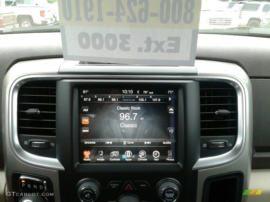 2017 1500 Big Horn Quad Cab - Maximum Steel Metallic / Black/Diesel Gray photo #15