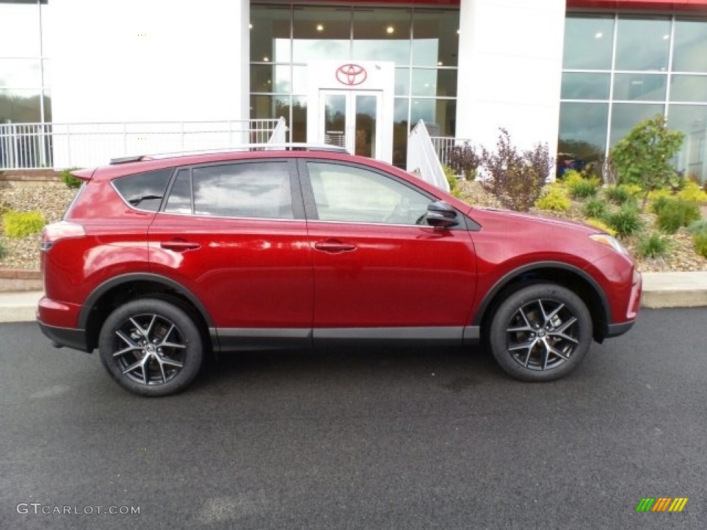 Ruby Flare Pearl 2018 Toyota RAV4 SE AWD Exterior Photo #123461549