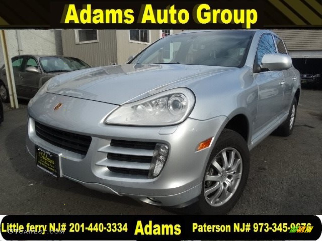 2008 Cayenne Tiptronic - Crystal Silver Metallic / Black photo #3