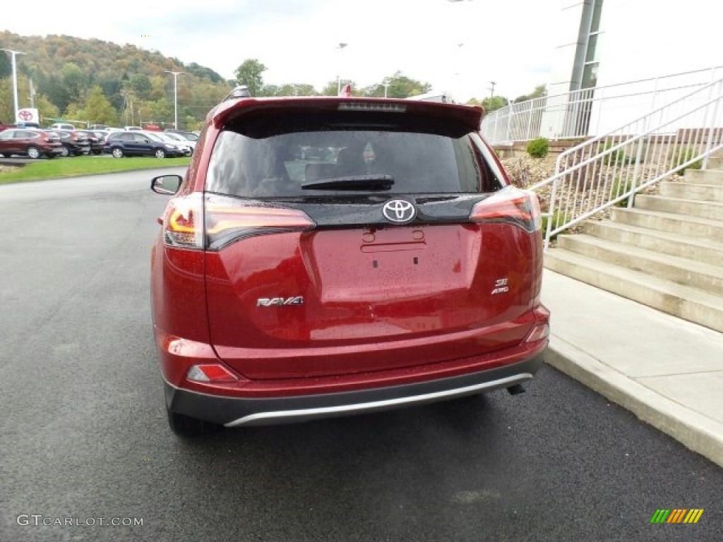 2018 RAV4 SE AWD - Ruby Flare Pearl / Black photo #7