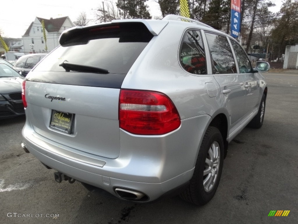 2008 Cayenne Tiptronic - Crystal Silver Metallic / Black photo #4
