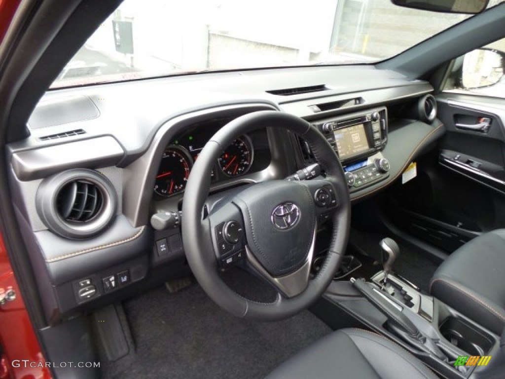 2018 Toyota RAV4 SE AWD Black Dashboard Photo #123461684