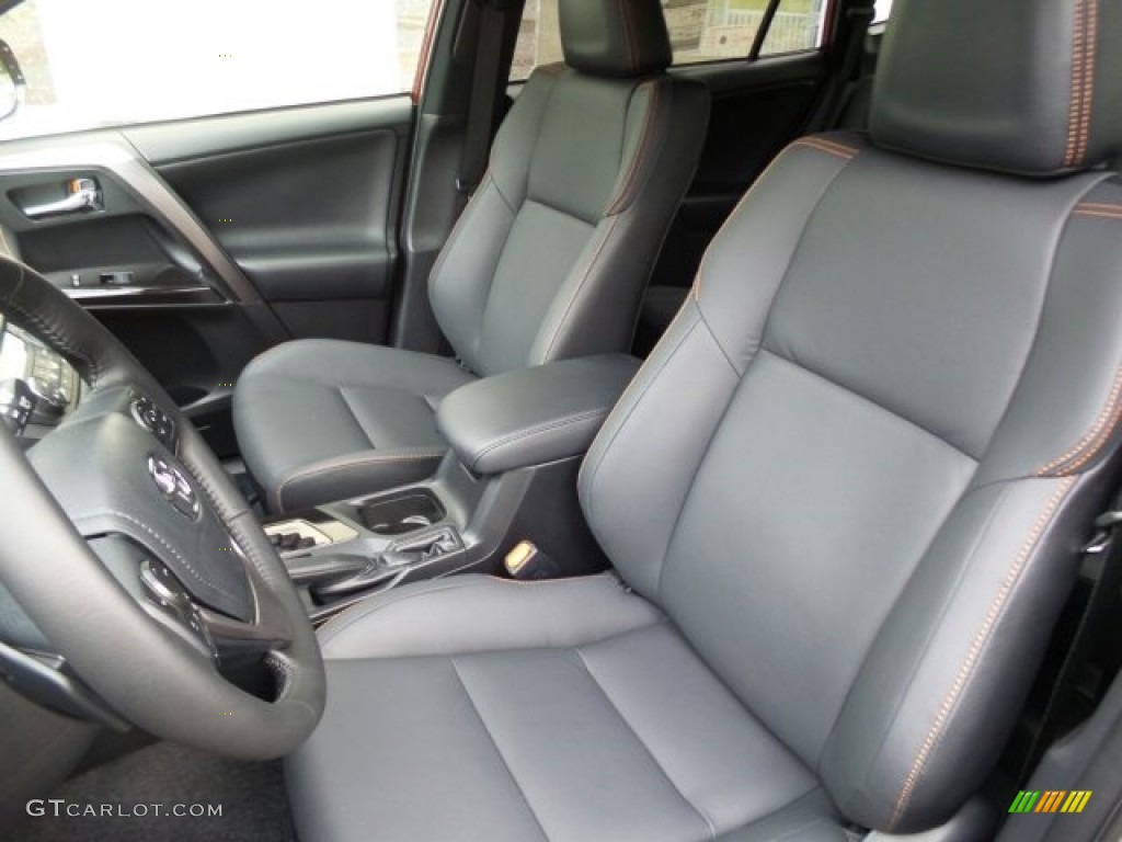 Black Interior 2018 Toyota RAV4 SE AWD Photo #123461699