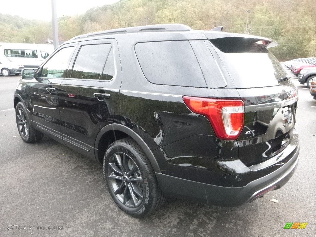 2017 Explorer XLT 4WD - Shadow Black / Ebony Black photo #6