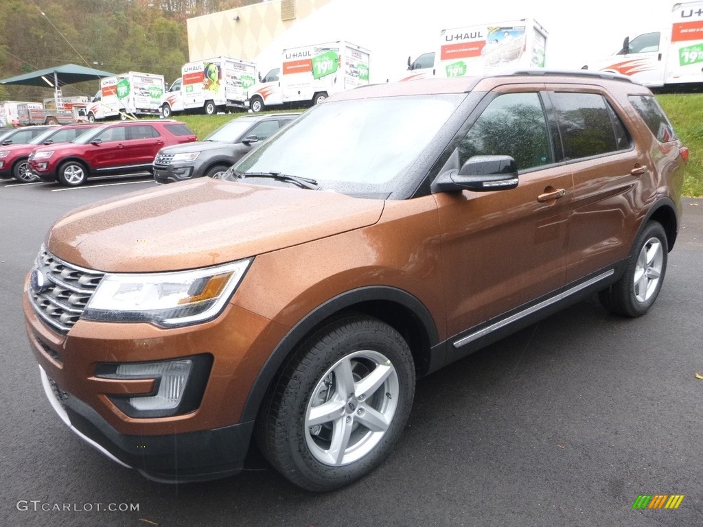 2017 Explorer XLT 4WD - Canyon Ridge / Ebony Black photo #5