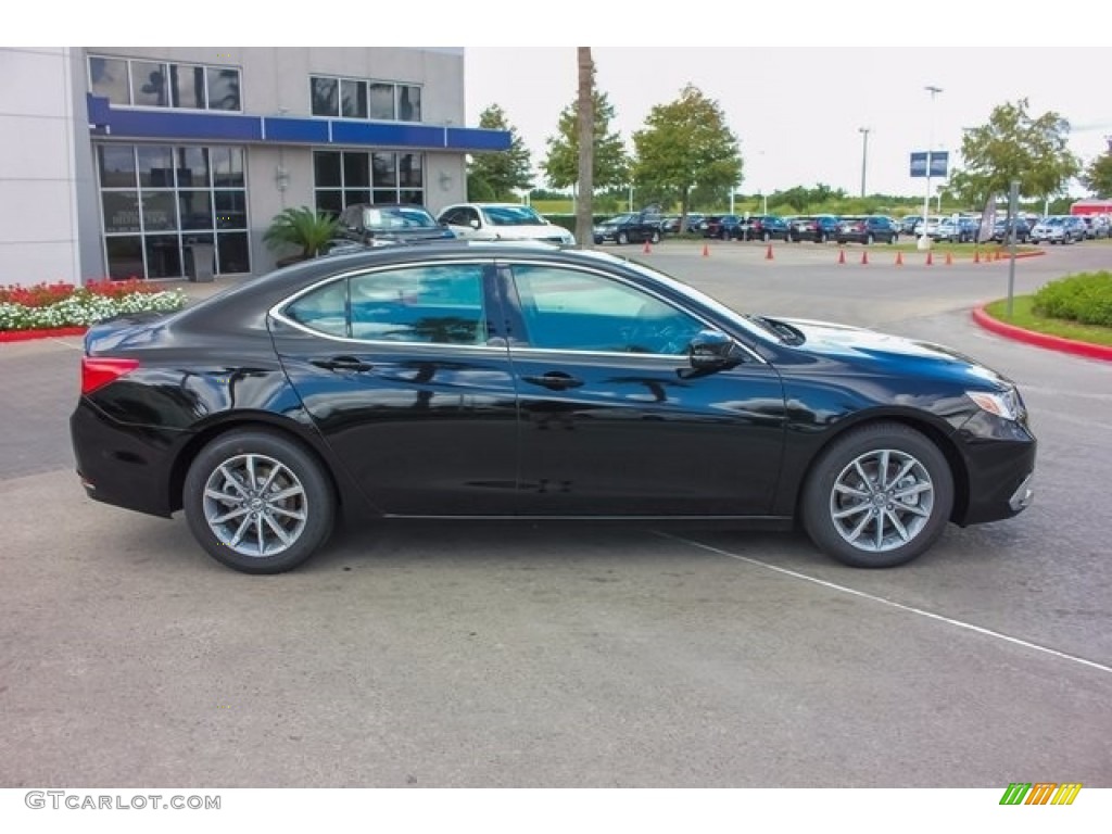 2018 TLX Technology Sedan - Crystal Black Pearl / Parchment photo #8