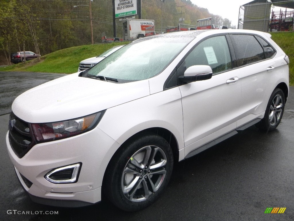 White Platinum 2018 Ford Edge Sport AWD Exterior Photo #123463427