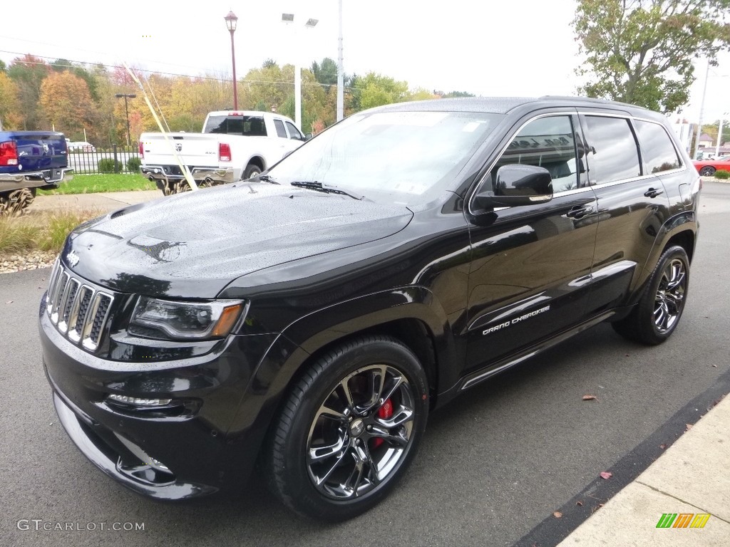 2014 Grand Cherokee SRT 4x4 - Brilliant Black Crystal Pearl / SRT Morocco Black photo #5