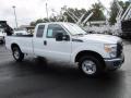 Oxford White - F250 Super Duty XL Super Cab Photo No. 4