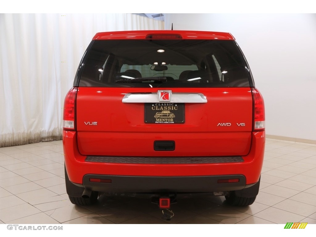 2007 VUE V6 AWD - Chili Pepper Red / Tan photo #15