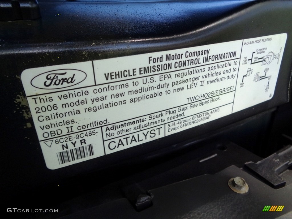 2006 E Series Van E350 XL Passenger - True Blue Metallic / Medium Flint Grey photo #73